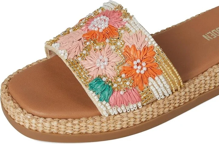 Steve Madden Boardwalk Women's Flat Shoes Floral 1 : 7.5 M, Textile - Image 7