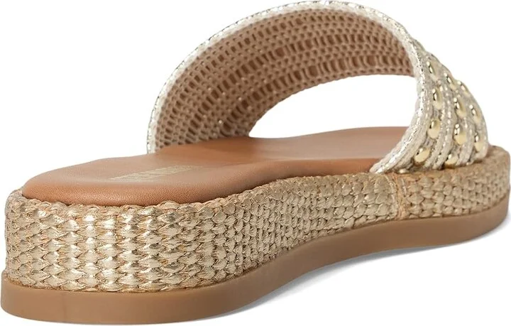 Steve Madden Boardwalk Women's Flat Shoes Natural : 8 M, Textile - Image 4