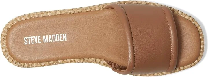 Steve Madden Boardwalk Women's Flat Shoes Natural Raffia : 6.5 M, Textile - Image 8
