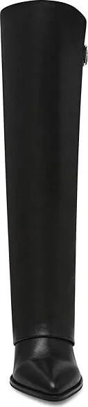 Steve Madden Brailey Women's Boots Black Leather : 9.5 M, Suede - Image 5