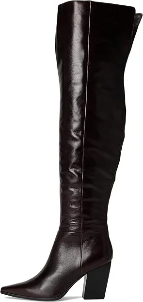 Steve Madden Bramble Women's Boots Brown Leather : 7.5 M - Image 6