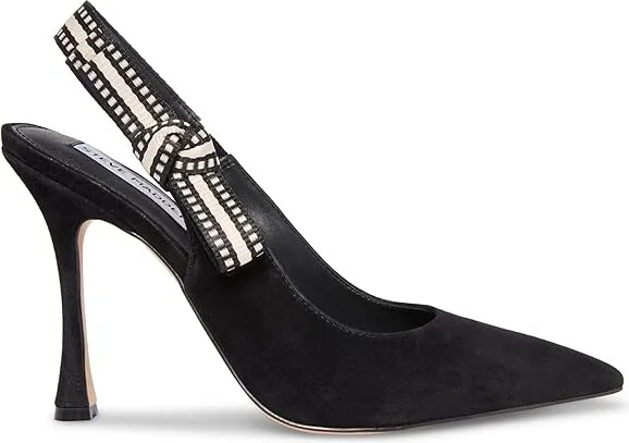 Steve Madden Bri High Women's Heels Black Lace : 8 M, Textile - Image 11
