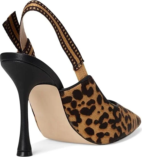 Steve Madden Bri High Women's Heels Leopard : 6.5 M, Textile - Image 4