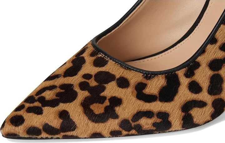 Steve Madden Bri High Women's Heels Leopard : 6.5 M, Textile - Image 7