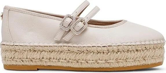 Steve Madden Brinn Women's Flat Shoes Silver Leather : 8.5 M, Denim/Leather - Image 11