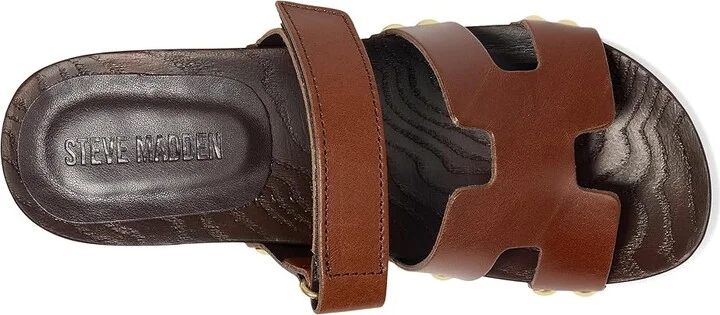Steve Madden Canal Women's Wedge Shoes Brown Leather : 9 M - Image 2