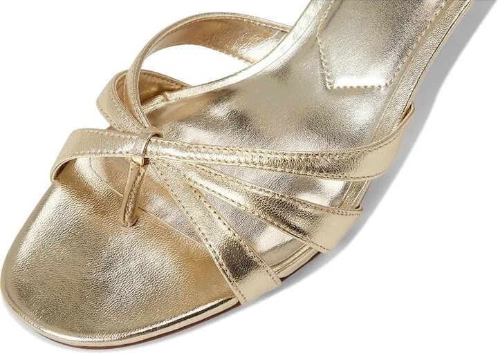 Steve Madden Cary Women's Sandals Gold Leather : 10 M, Leather/Rubber - Image 7