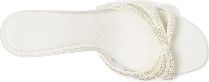 Steve Madden Cary Women's Sandals Ivory : 8.5 M, Leather/Rubber - Image 2