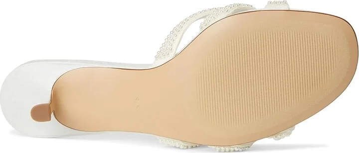 Steve Madden Cary Women's Sandals Ivory : 8.5 M, Leather/Rubber - Image 3
