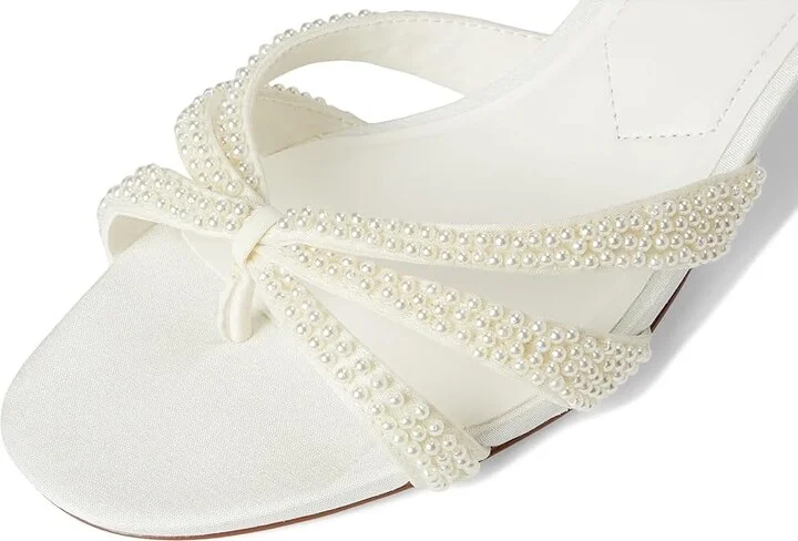 Steve Madden Cary Women's Sandals Ivory : 8.5 M, Leather/Rubber - Image 7