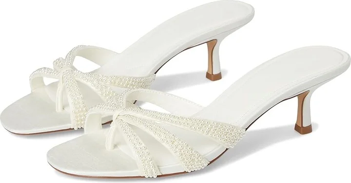 Steve Madden Cary Women's Sandals Ivory : 8.5 M, Leather/Rubber