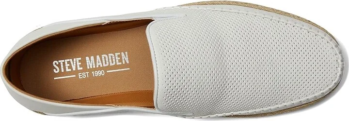 Steve Madden Caydenn Men's Shoes White Leather : 7 D - Medium - Image 2