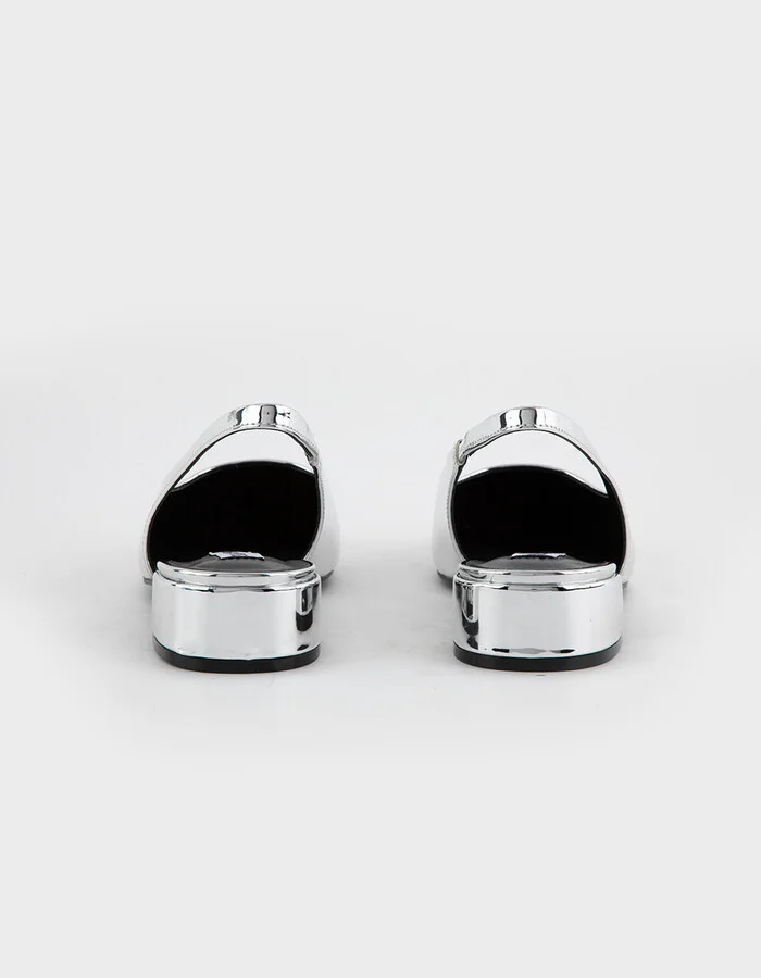 STEVE MADDEN Christann Slingback Block Heel Womens Shoes - Image 4