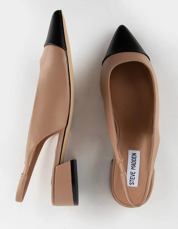 STEVE MADDEN Christann Slingback Block Heel Womens Shoes - Image 9