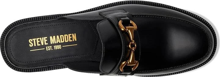 Steve Madden Cody Men's Slippers Black : 9 D - Medium, Leather - Image 2