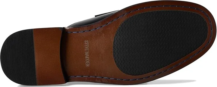 Steve Madden Cody Men's Slippers Black : 9 D - Medium, Leather - Image 3