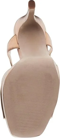 Steve Madden Cologne Women's Sandals Bronze Leather : 9.5 M, Rubber - Image 3