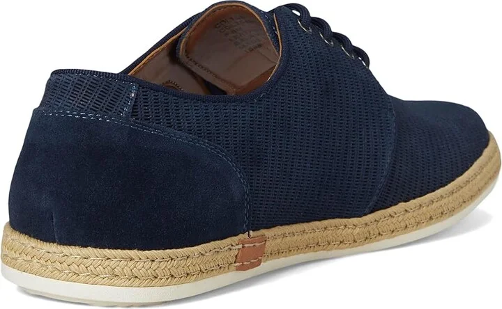 Steve Madden Colter Men's Lace Up Wing Tip Shoes Navy Suede : 8.5 D - Medium - Image 4
