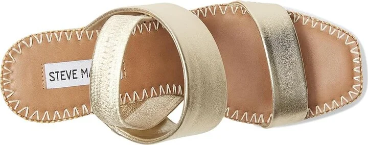 Steve Madden Contessa Women's Sandals Gold Leather : 8.5 M - Image 2
