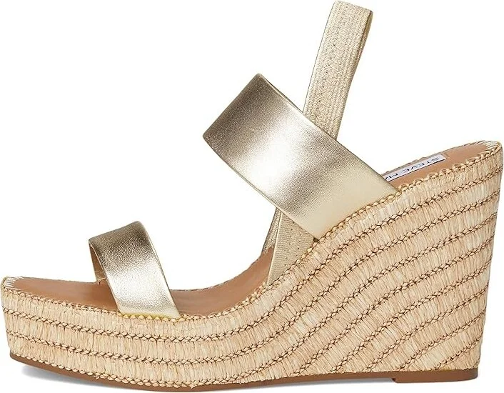 Steve Madden Contessa Women's Sandals Gold Leather : 8.5 M - Image 6