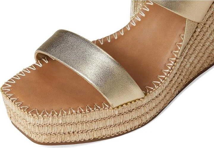 Steve Madden Contessa Women's Sandals Gold Leather : 8.5 M - Image 7