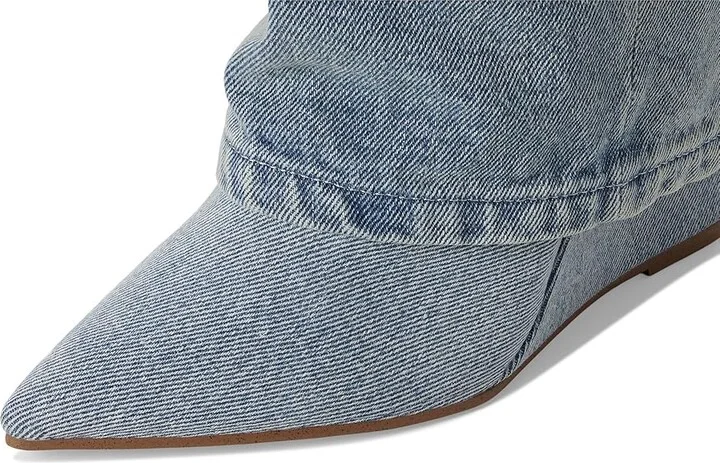 Steve Madden Corenne Women's Boots Denim : 6 M, Leather - Image 7