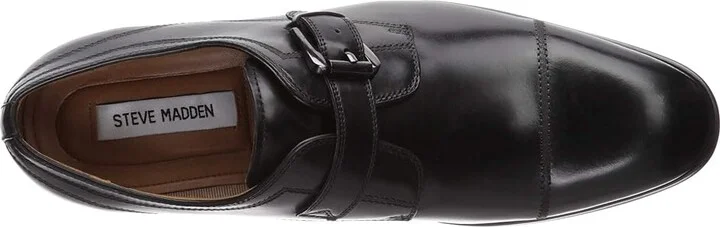 Steve Madden Covet Men's Shoes Black Leather : 7 D - Medium - Image 3