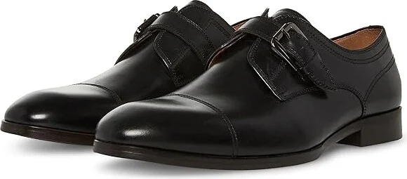 Steve Madden Covet Men's Shoes Black Leather : 7 D - Medium