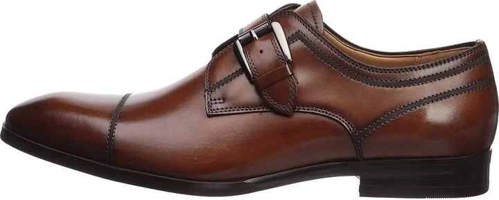 Steve Madden Covet Men's Shoes Cognac Leather : 7.5 D - Medium - Image 7