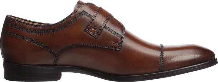 Steve Madden Covet Men's Shoes Cognac Leather : 7.5 D - Medium - Image 8