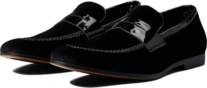 Steve Madden Crescent Men's Shoes Black Velvet : 7 D - Medium, Textile/Synthetic