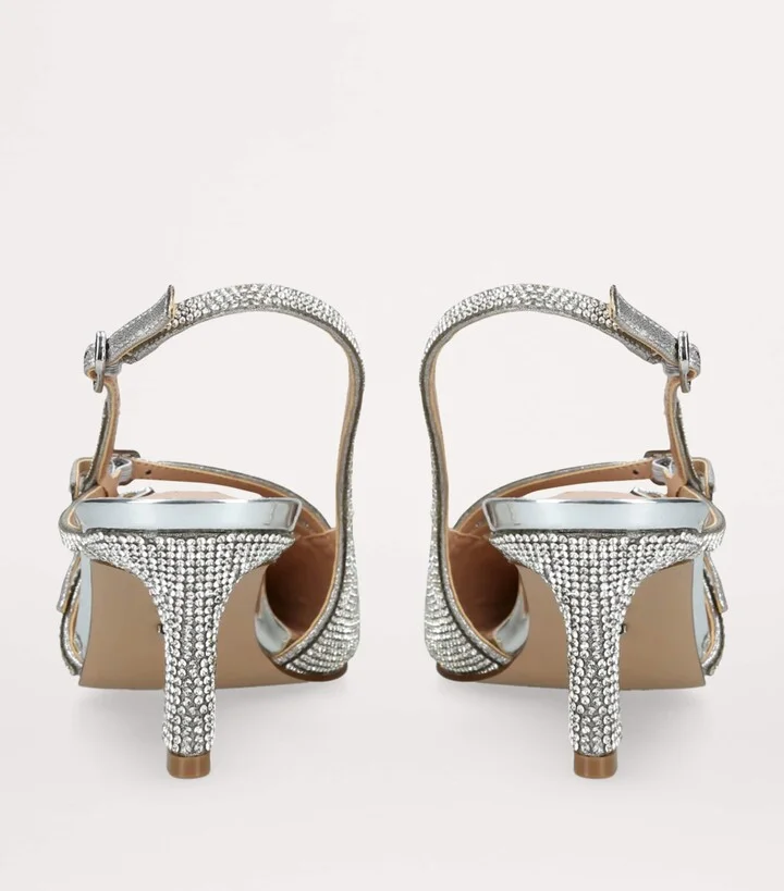 Steve Madden Crystal-Embellished Liana Slingback Pumps 60 - Image 2