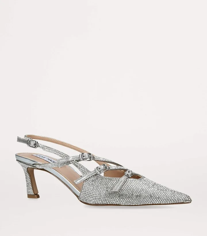 Steve Madden Crystal-Embellished Liana Slingback Pumps 60 - Image 3