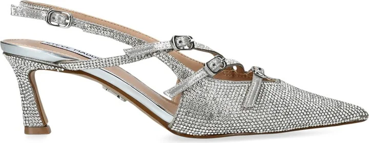 Steve Madden Crystal-Embellished Liana Slingback Pumps 60