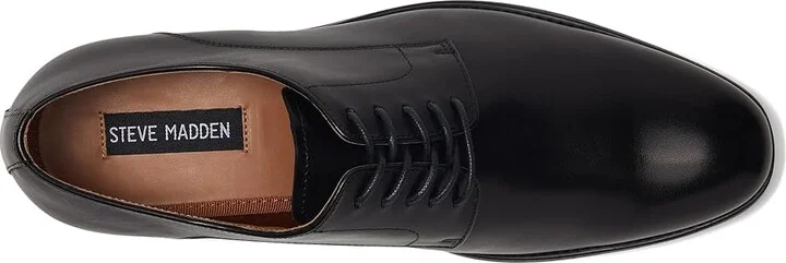 Steve Madden Daedric Men's Shoes Black Leather : 8.5 D - Medium - Image 2