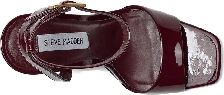 Steve Madden Daphney Women's Sandals Burgundy Leather : 5.5 M - Image 2