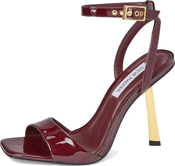 Steve Madden Daphney Women's Sandals Burgundy Leather : 5.5 M - Image 5
