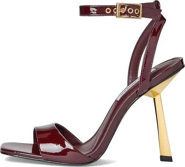 Steve Madden Daphney Women's Sandals Burgundy Leather : 5.5 M - Image 6