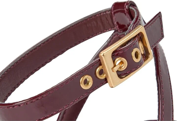 Steve Madden Daphney Women's Sandals Burgundy Leather : 5.5 M - Image 7