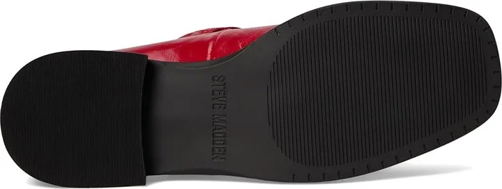 Steve Madden Delancy Women's Flat Shoes Red Leather : 8 M - Image 3