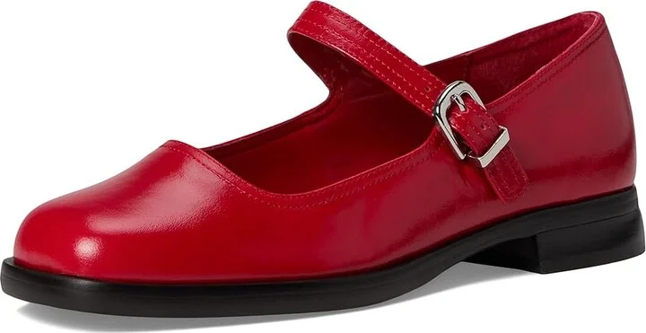 Steve Madden Delancy Women's Flat Shoes Red Leather : 8 M - Image 5