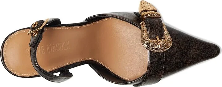 Steve Madden Delilah Women's Shoes Brown Distressed : 9 M, Synthetic - Image 2