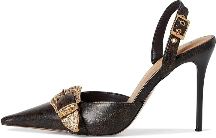 Steve Madden Delilah Women's Shoes Brown Distressed : 9 M, Synthetic - Image 6