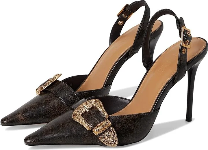 Steve Madden Delilah Women's Shoes Brown Distressed : 9 M, Synthetic