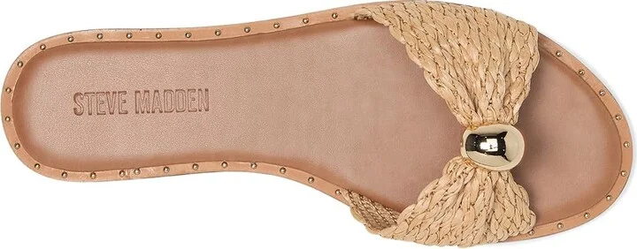 Steve Madden Dipsy Women's Sandals Natural Raffia : 6.5 M, Synthetic - Image 2