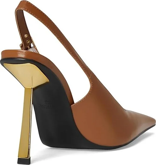 Steve Madden Divine High Women's Heels Camel Leather : 8 M, Leather/Rubber - Image 4