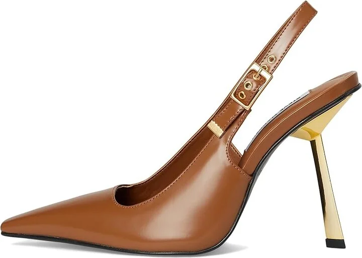 Steve Madden Divine High Women's Heels Camel Leather : 8 M, Leather/Rubber - Image 6