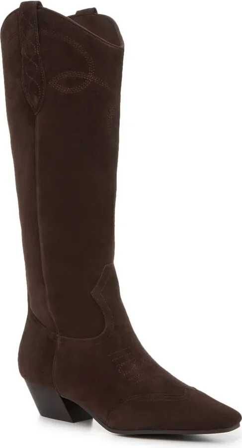 Dark Brown Suede
