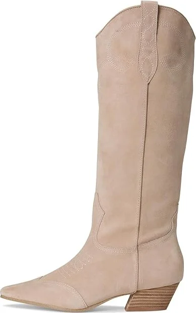Steve Madden Dollie Women's Boots Sand Suede : 7.5 M - Image 6
