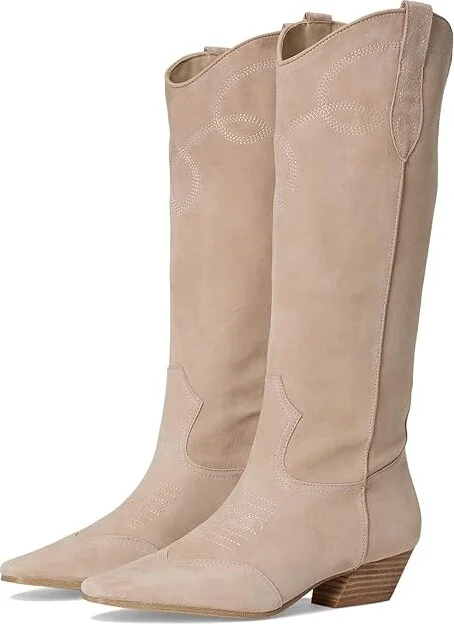 Steve Madden Dollie Women's Boots Sand Suede : 7.5 M